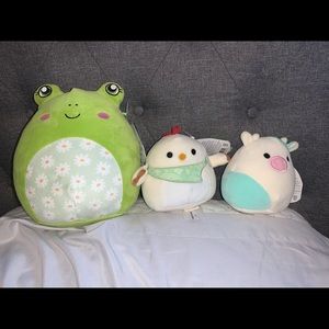 Squishmellow Animal Bundle (Belana, Todd & Wendy)